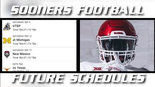 Oklahoma Sooners Football Future Schedules 2024-2036