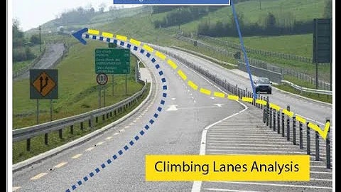 Analysing climbing Lanes using Civil 3d and Civil Designer with the use of Speed Profiles