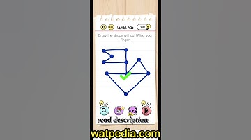 Brain Test Level 425  Draw shape without lifting your finger