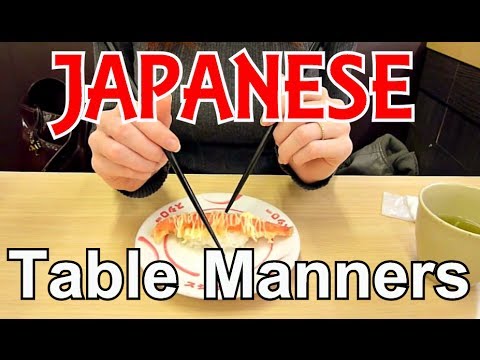 Video: Japannese Eetetiket: Belangrike Tafelmaniere