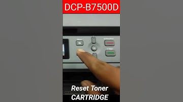 How to reset replace Toner cartridge brother DCP-B7500D Printer #shorts #printer