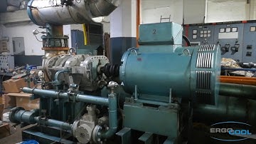 Start up of MYCOM 250 VLD screw compressor