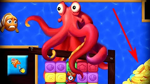 Fishdom Mini Games Ads Part 4 - Defeat The Octopus And Get The Gold
