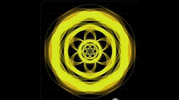 dark yellow colour animation flower in the 3d effect