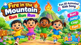 🔥 Fire in the Mountain – Run Run Run | Fun 3D Animated Kids Song | Nursery Rhymes for Kids screenshot 3