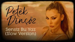 Petek Dinçöz - Sensiz Bu Yaz (Slow Versiyon) Lyrics Video Resimi