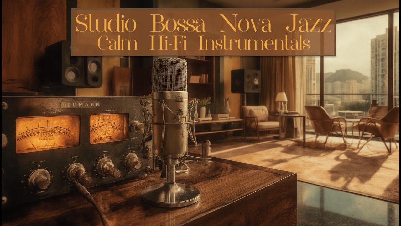 Studio Bossa Nova Jazz – Serene Hi-Fi Brazilian Instrumentals for Focus & Work | Vintage 1960s Rio