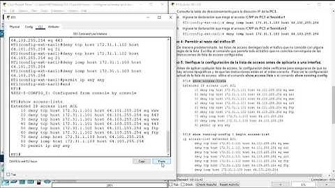 5.4.13 Packet Tracer - Configure extended IPv4 ACLs - Scenario 2