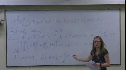 Lecture 7 of 9: Mathematical Aspects of Stochastic Compressible Fluid Flows By Martina Hofmanova