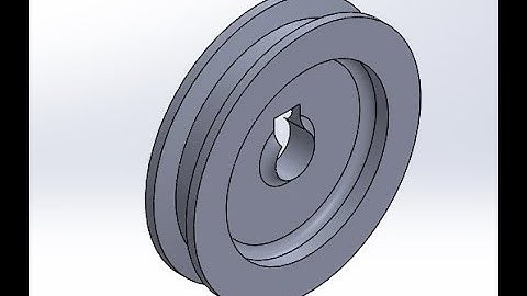 REVOLVE EXERCISE||PULLEY IN SOLIDWORKS