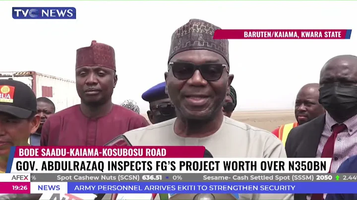 Kwara State Governor Inspects FG's Road Project Worth N350 Billion