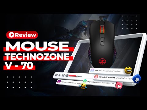 Techno Zone Gaming Mouse V-70 | مراجعة في دقيقة