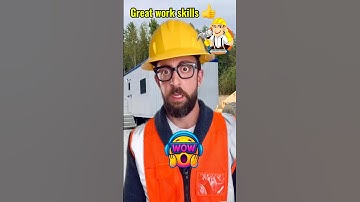 18.Works Skills 🧠💯#workskills #smartwork #adamrose #construction #engineering #workers #shorts
