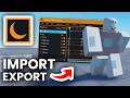 How To Import or Export Animations In Moon Animator - Roblox Studio
