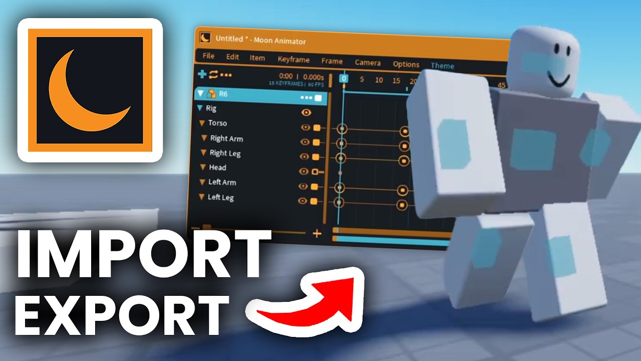How To Import or Export Animations In Moon Animator - Roblox Studio - YouTube