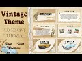 POWERPOINT TUTORIAL || VINTAGE THEME 🪶🍂