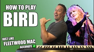 🎹 Learn To Play Piano | Fleetwood Mac Song Bird | Accurate Lesson | Correct Sheets ✅ | Easy Tutorial
