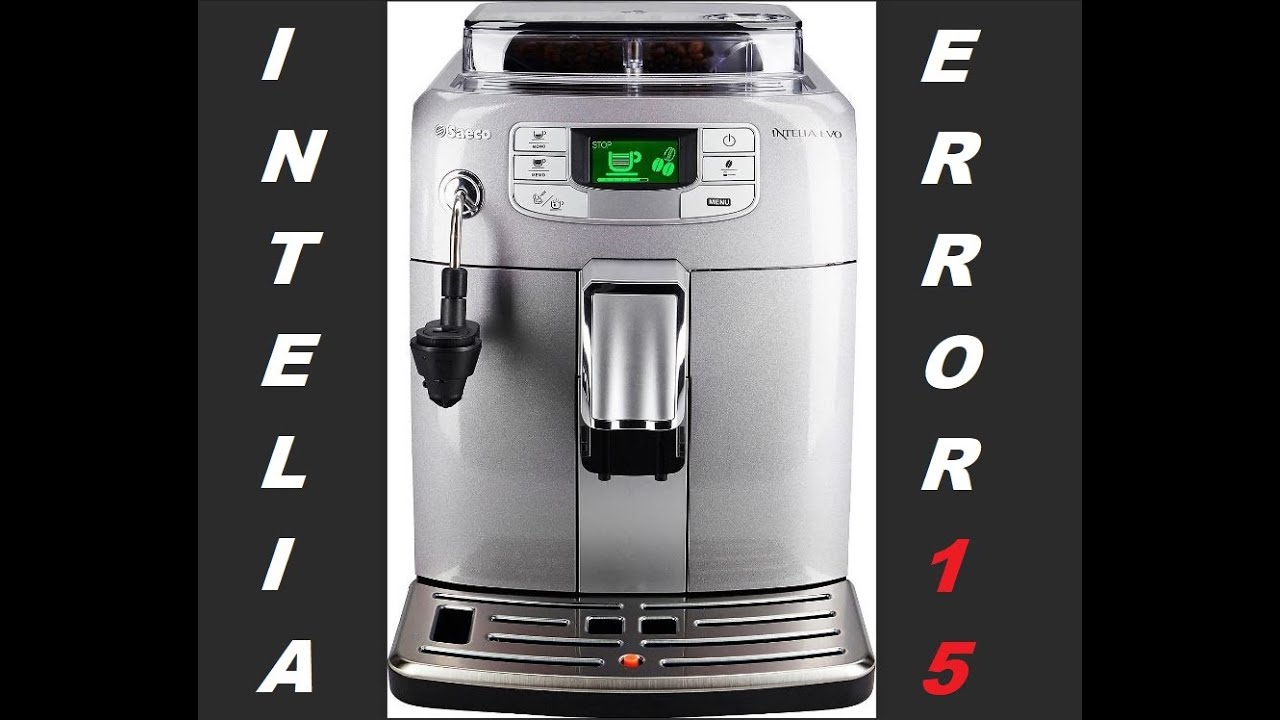 Kaffeeautomat Saeco Intelia HD8751 Error 15 Elektronik defekt - YouTube