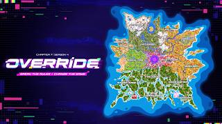 Fortnite Season 4 Override Map | All POIs & Secret Landmarks @NOOBNOOBFRUIT