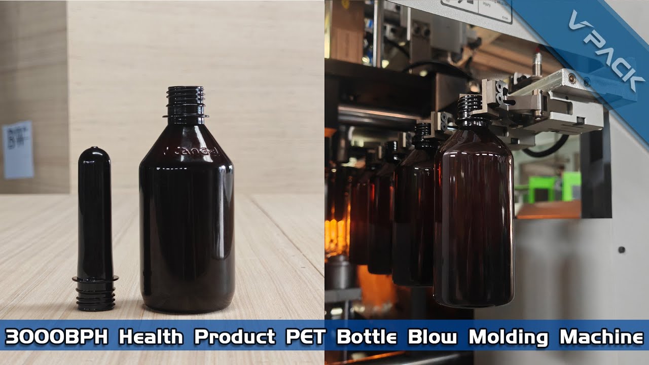 3000BPH Health Product PET Bottle Blow Molding Machine 