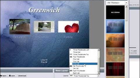 5 Pro Show project - Make a DVD Menu From Projects+