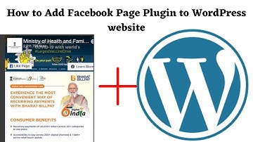 How to Add Facebook Page Plugin to WordPress website || In Hindi