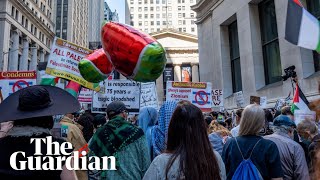 'Stop the world for Gaza': US protesters block roads, bridges and airports