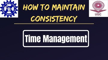CSIR NET 2023 || HOW TO MAINTAIN CONSISTENCY || SELF DEISCIPLINE AND TIME MANAGEMENT | PRADEEP RAWAT
