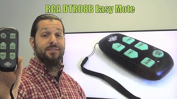 RCA DTR08B Easy Mote W/Learning & Backlight 1Device Universal