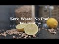 'No Poo' Zero Waste Hair Routine - Chickpea Flour Shampoo Recipe