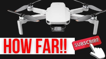 REAL WORLD DJI mini 2 RANGE TEST - how FAR will it fly???