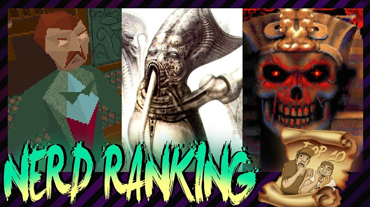 Top 10: Die krassesten HORROR-GAMES - unserer Kindheit | NerdRanking HD