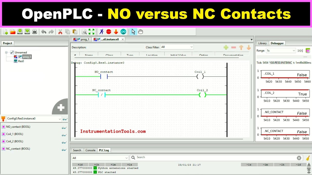 OpenPLC Programming Difference Between NO And NC Contacts YouTube OpenPLC Programming Difference Between NO And NC Contacts YouTube