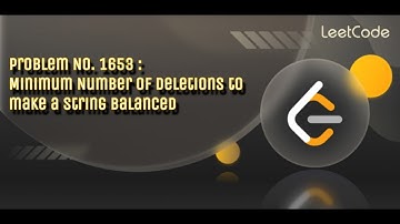 Day 52/100 of Mastering Leetcode : Problem of the Day Solution (Problem No. 1653) Easy C++ Solution