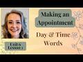 Day & Time Words | Unit 6 Lesson1
