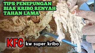 TIPS PENEPUNGAN AGAR RONTOKAN SEDIKIT// PASTI RENYAH TAHAN LAMA