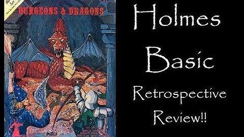 RPG Retro Review: Dungeons & Dragons: Holmes Basic