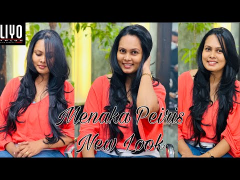 Menaka Peiris's Hair Cut Done By Salon LIYO