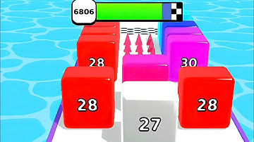 Marble Run 🏆 3D Game Color Ball Race Gameplay Android IOS Level 6798