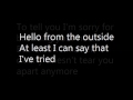 ADELE HELLO LYRICS