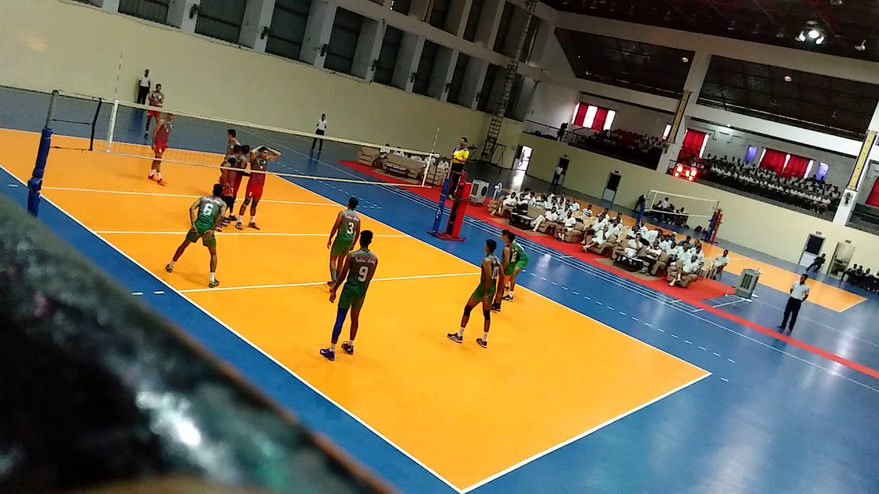 Red Army Vs Green Army Volleyball Match
