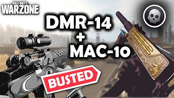 MAC-10 & DMR-14 IS THE BEST CLASS IN WARZONE RIGHT NOW!!! | (Cold War Warzone)