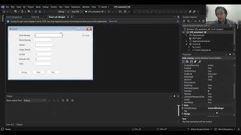 UTS Pemrograman Visual || Ahmad Fatoni - PJJ Informatika (IF101) - 240401010273