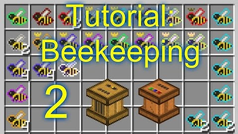 Minecraft Tutorial: Beekeeping [HD] (Forestry Mod)--#2--Carpenter & Squeezer