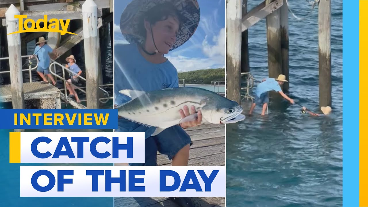 Fishermen brothers land catch of the day | Today Show Australia - YouTube