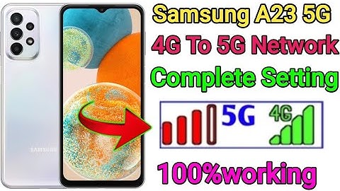 samsung A23 5G Network problem solve // How to solve 4g to 5G Network problem samsung A14 5G