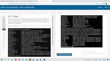 NDG Linux Essentials: Lab 6