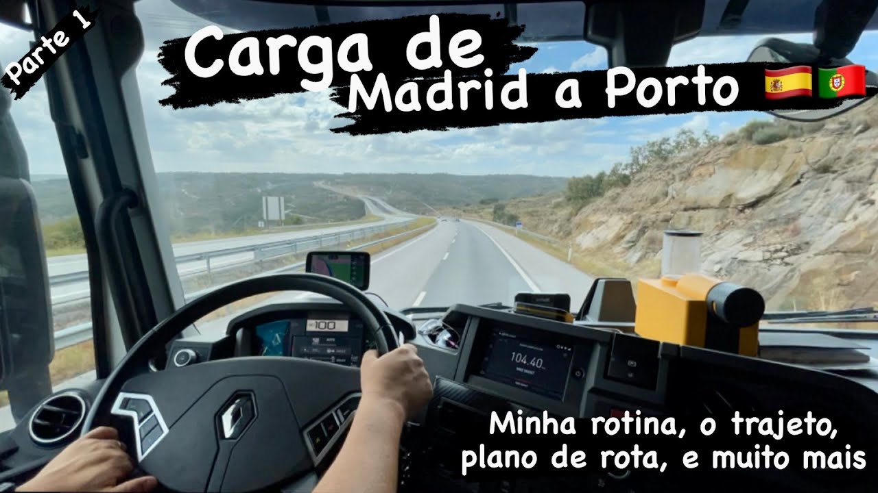 Viagem da Espanha a Portugal - minha rotina, dia a dia, planos de rota - Parte 1