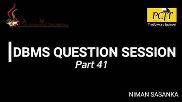 Database Management System Question Session part 41 #dbms #question