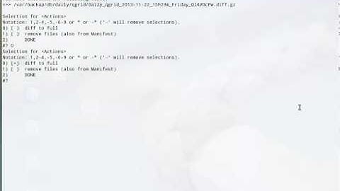 merging differential in automysqlbackup